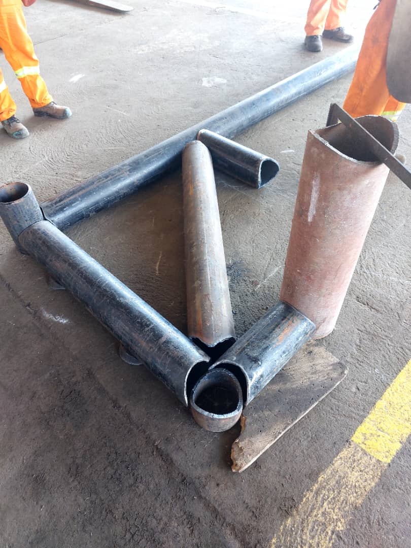 Préfabrication board landing perenco