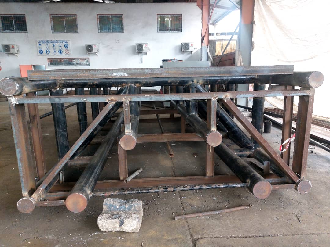 Préfabrication board landing perenco