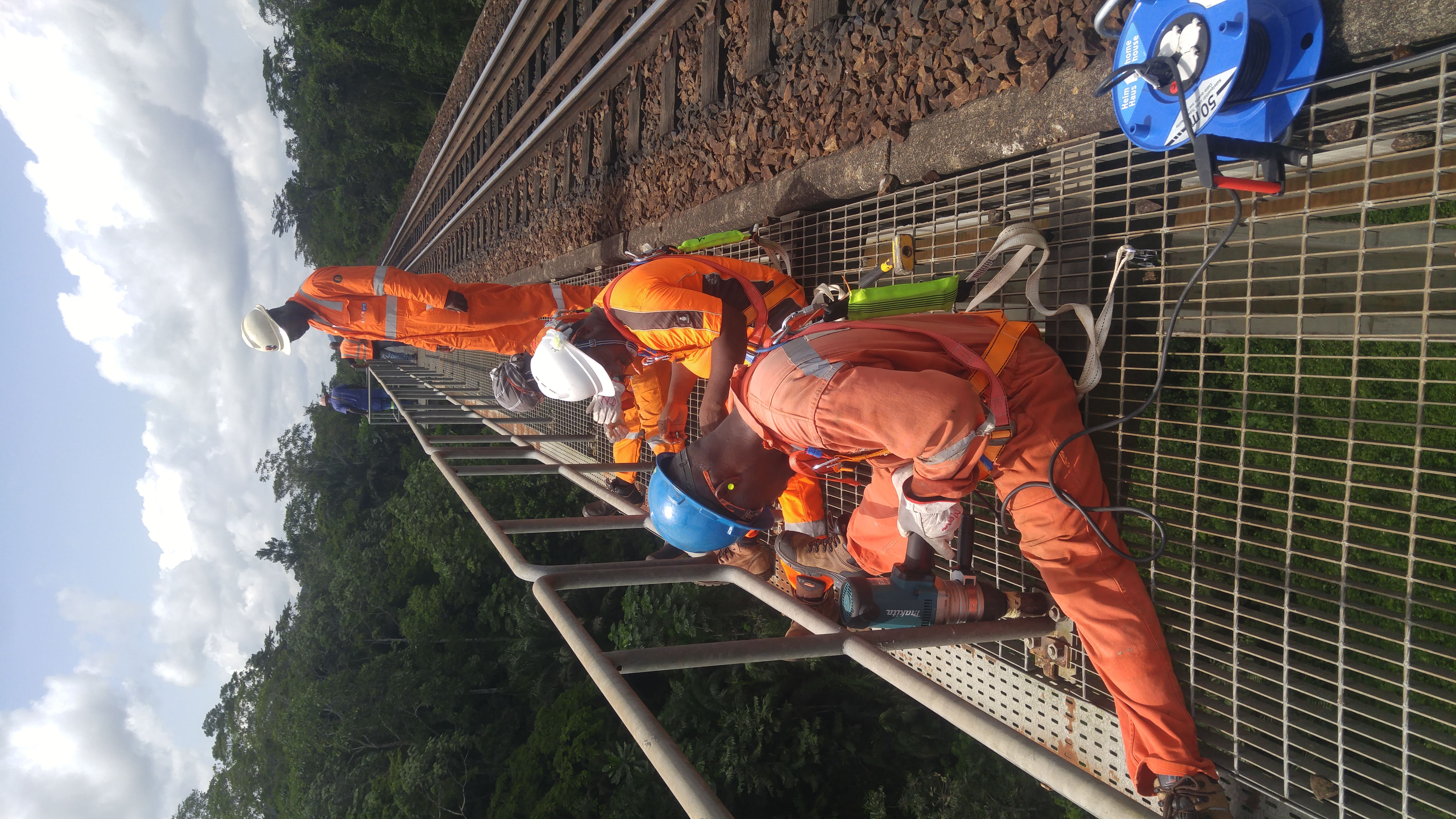 Réfection pont camrail