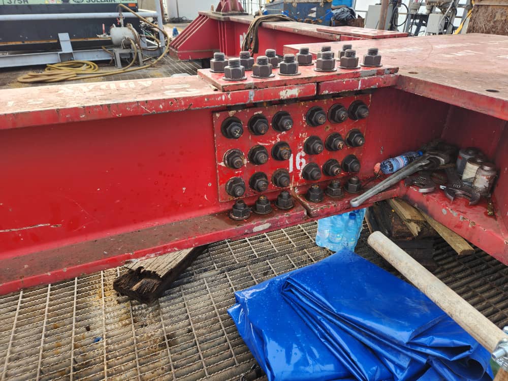 Installation de Grue Offshore - Addax Petroleum